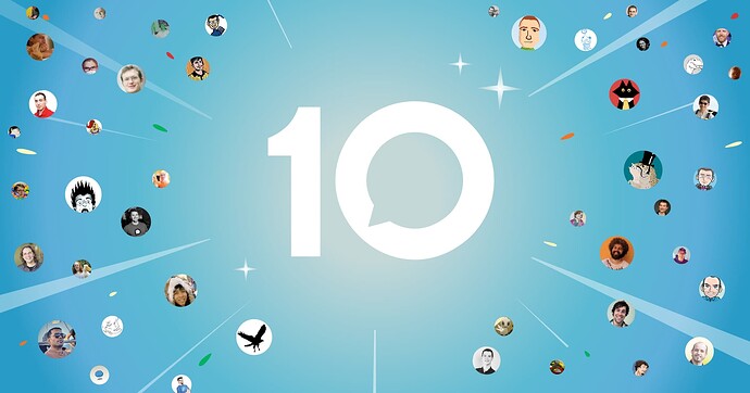 祝！Discourse10周年