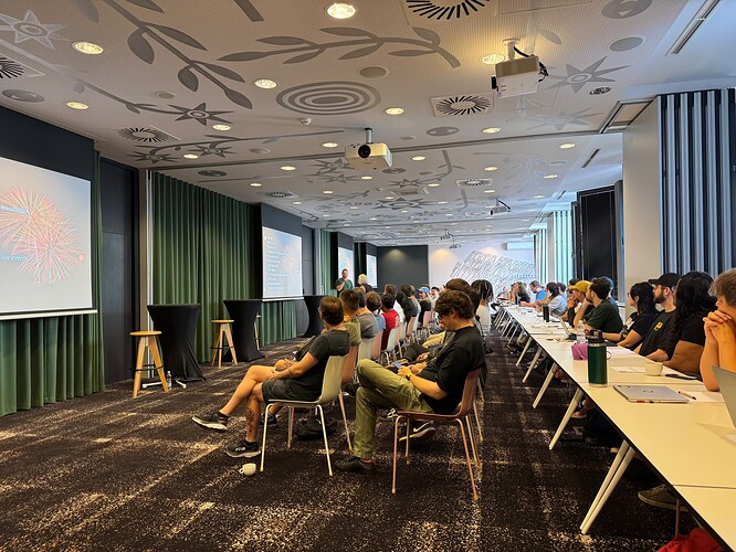 View from the executive presentation