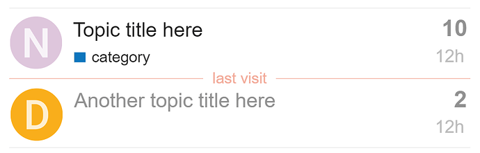 Discourseのトピックリストに表示される最終訪問日