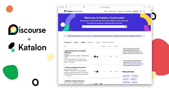 How Katalon Increased Community Engagement with Discourse Hosting